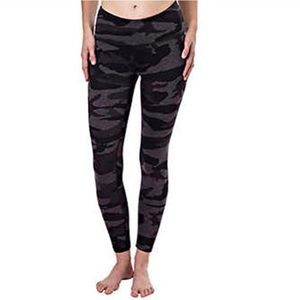 Tuff Athletics Black Camo Print Leggings